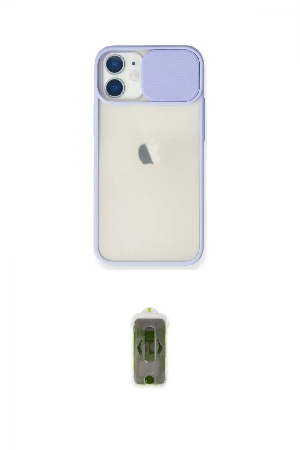 ieg™ iPhone 11 Kılıf Vadi Çizgi - Siyah Joko Magic 5D Hayalet Cam