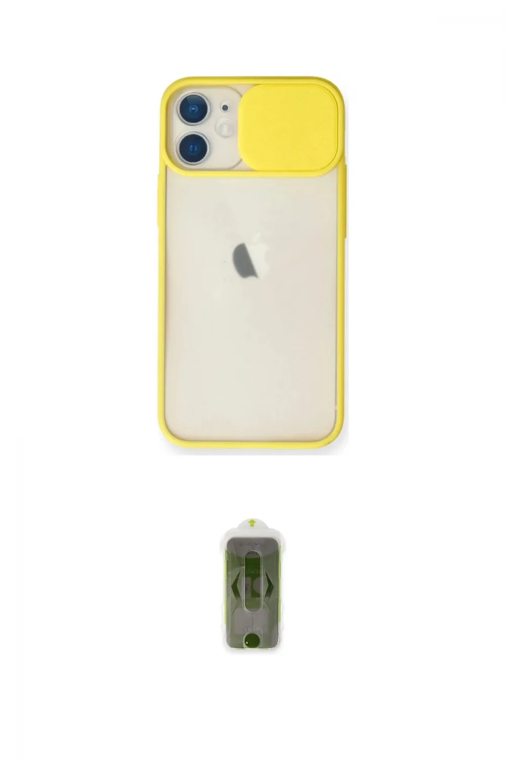 ieg™ iPhone 11 Kılıf Vadi Çizgi - Siyah Joko Magic 5D Hayalet Cam