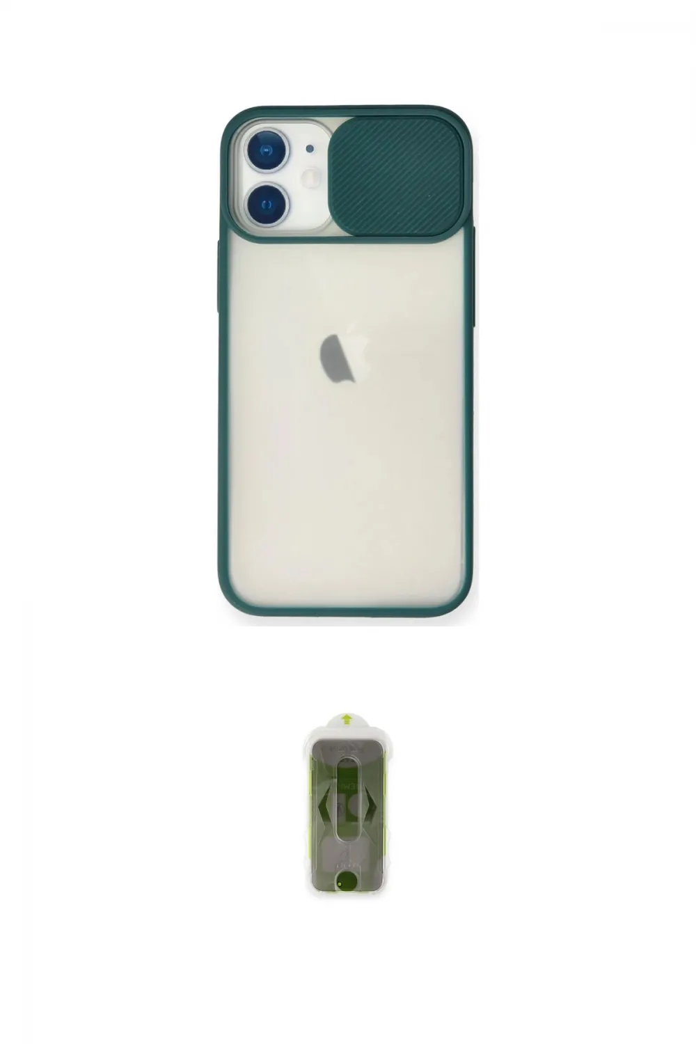 ieg™ iPhone 11 Kılıf Vadi Çizgi - Siyah Joko Magic 5D Hayalet Cam