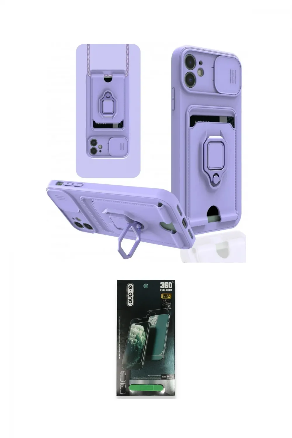 ieg™ iPhone 11 Kılıf Vadi Form Prime - Şeffaf 360 Full Body Arka Koruyucu
