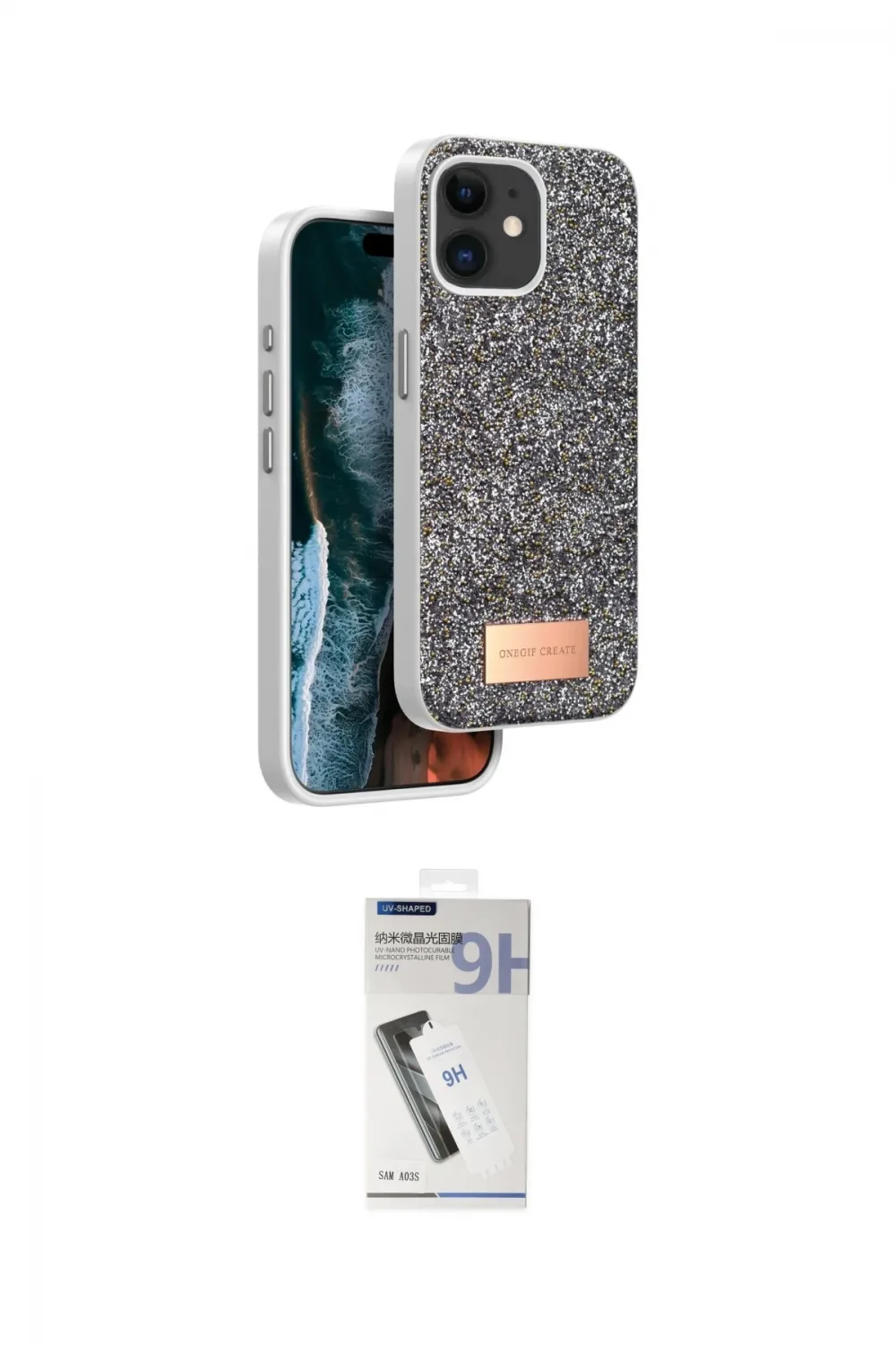ieg™ iPhone 11 Kılıf Vadi Klasik Serisi - Şeffaf Uv Polymer Nano Ekran Koruyucu