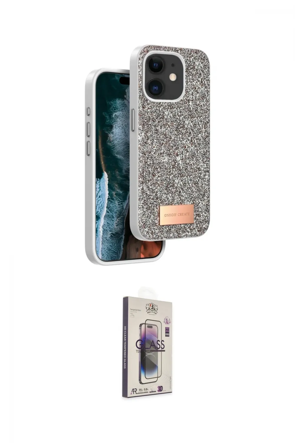 ieg™ iPhone 11 Kılıf Vadi Klasik Serisi - Siyah Bilvis 3D Cam Ekran Koruyucu