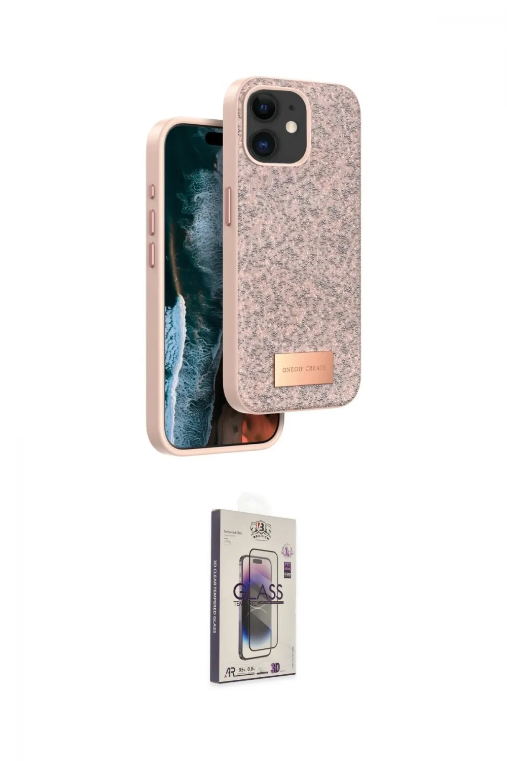 ieg™ iPhone 11 Kılıf Vadi Klasik Serisi - Siyah Bilvis 3D Cam Ekran Koruyucu