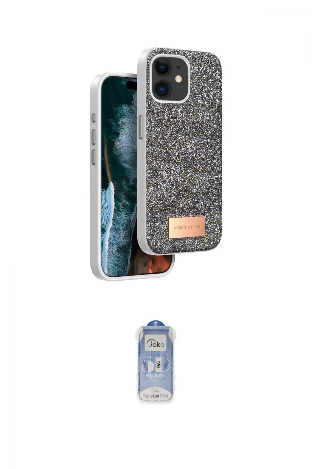 ieg™ iPhone 11 Kılıf Vadi Klasik Serisi - Siyah Joko Magic 5D Cam