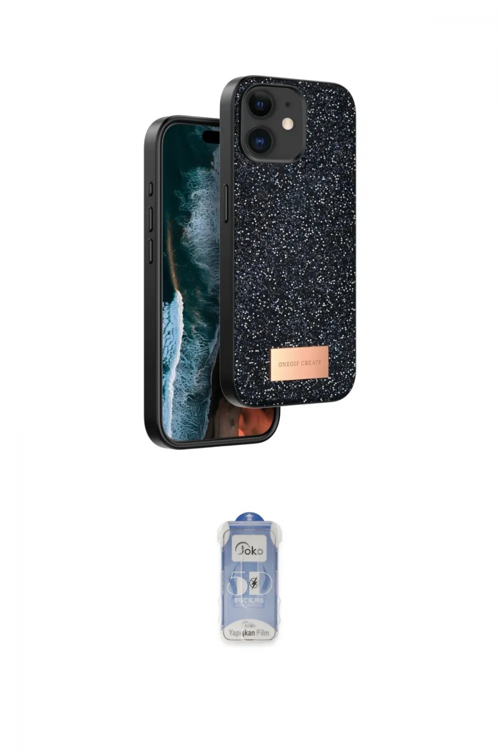ieg™ iPhone 11 Kılıf Vadi Klasik Serisi - Siyah Joko Magic 5D Cam