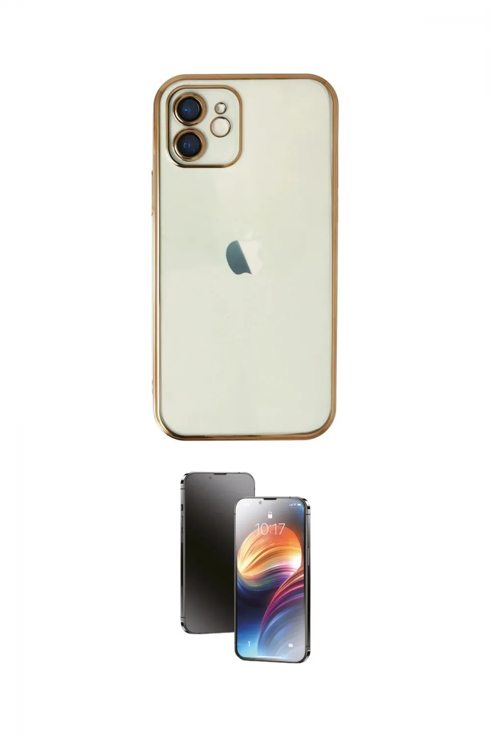 ieg™ iPhone 11 Kılıf Vadi Minimal - Siyah 3D Antistatik Mat Seramik Nano Ekran Koruyucu