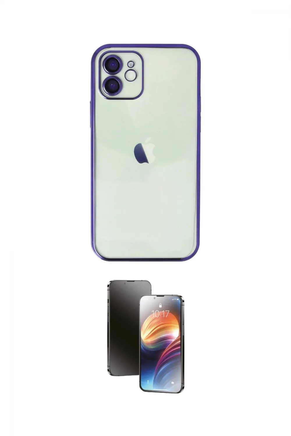 ieg™ iPhone 11 Kılıf Vadi Minimal - Siyah 3D Antistatik Mat Seramik Nano Ekran Koruyucu