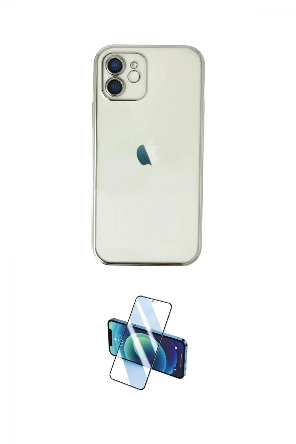 ieg™ iPhone 11 Kılıf Vadi Minimal - Siyah 3D Antistatik Seramik Nano Ekran Koruyucu