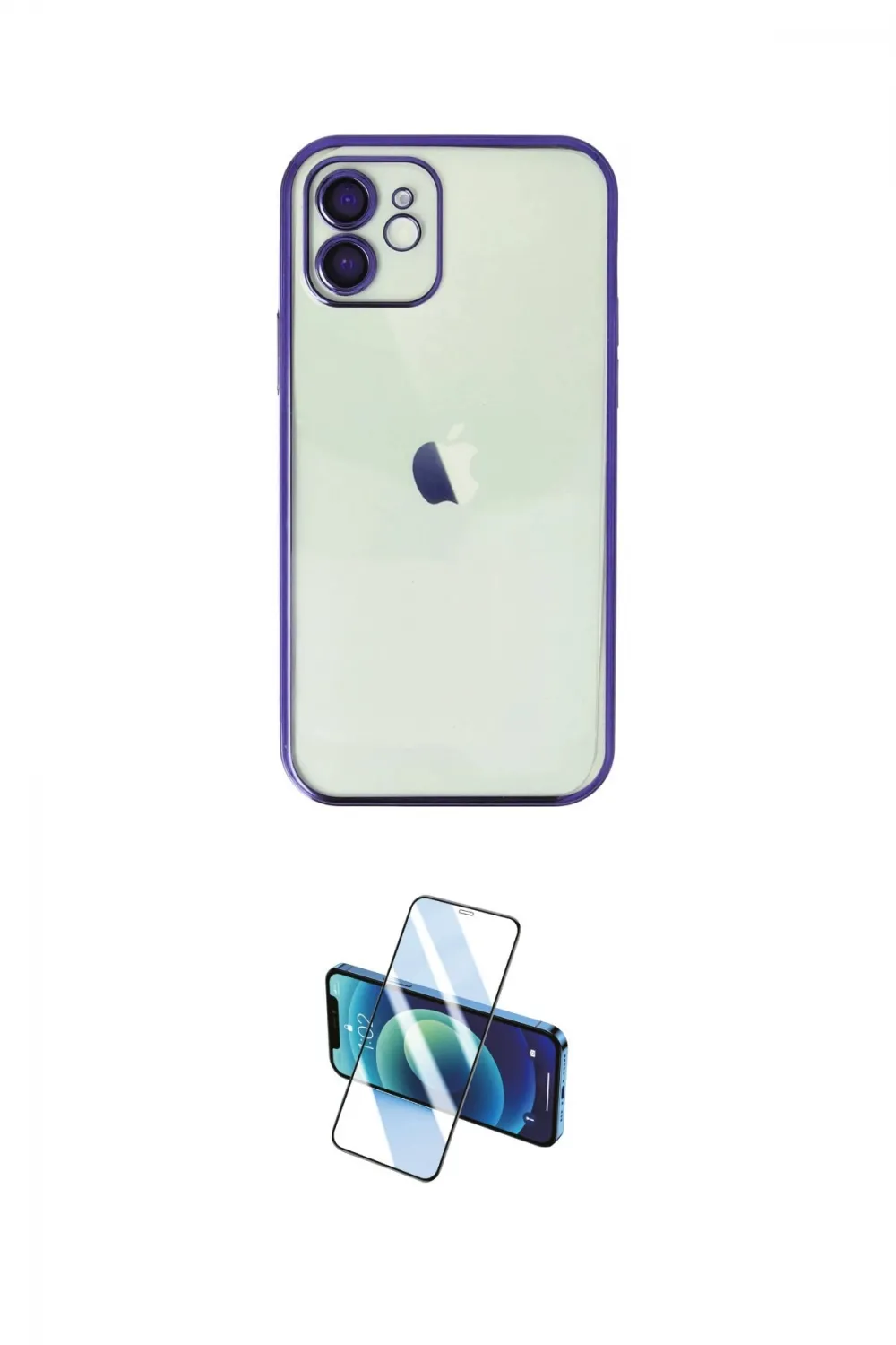 ieg™ iPhone 11 Kılıf Vadi Minimal - Siyah 3D Antistatik Seramik Nano Ekran Koruyucu
