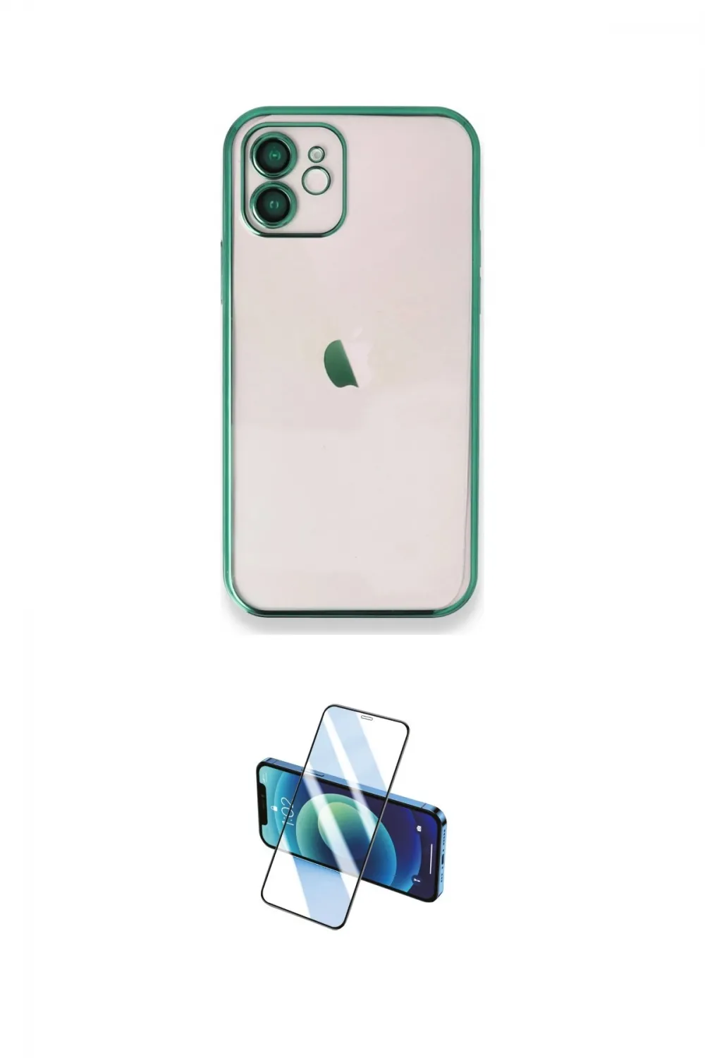 ieg™ iPhone 11 Kılıf Vadi Minimal - Siyah 3D Antistatik Seramik Nano Ekran Koruyucu