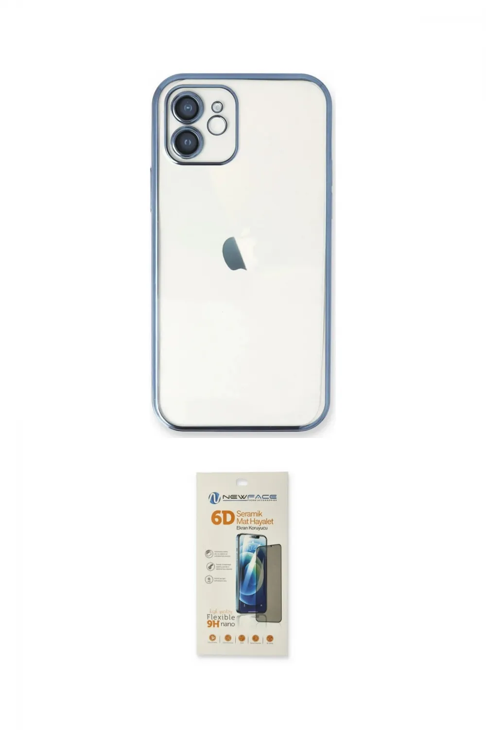 ieg™ iPhone 11 Kılıf Vadi Minimal - Siyah 6D Mat Seramik Hayalet Nano Ekran Koruyucu