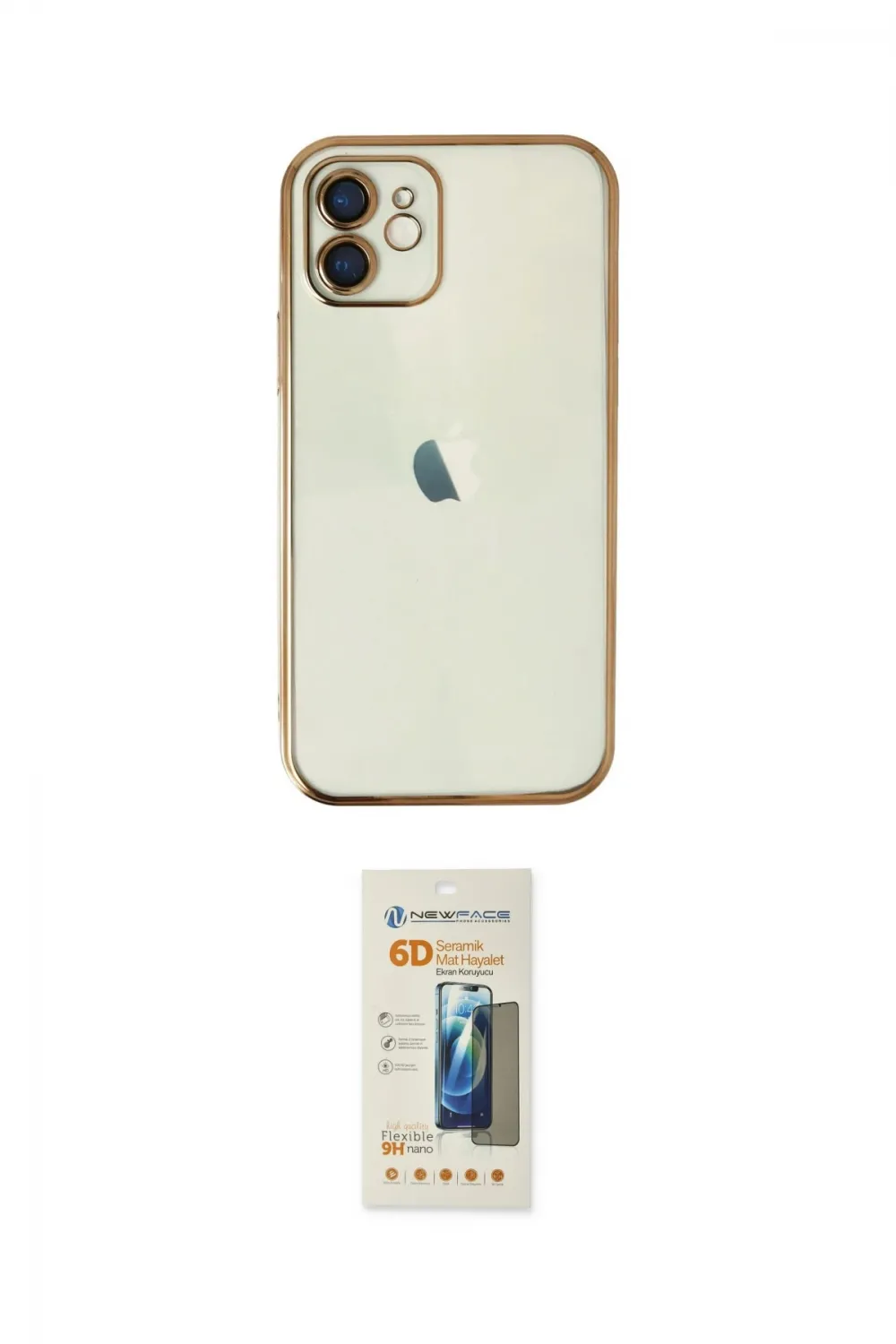 ieg™ iPhone 11 Kılıf Vadi Minimal - Siyah 6D Mat Seramik Hayalet Nano Ekran Koruyucu