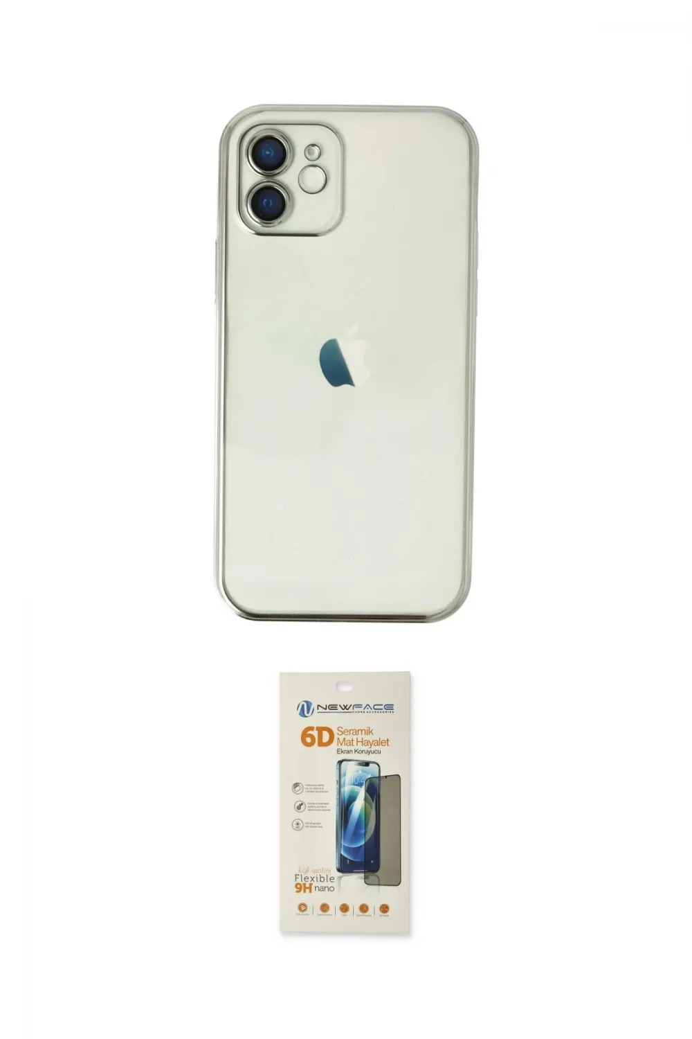 ieg™ iPhone 11 Kılıf Vadi Minimal - Siyah 6D Mat Seramik Hayalet Nano Ekran Koruyucu