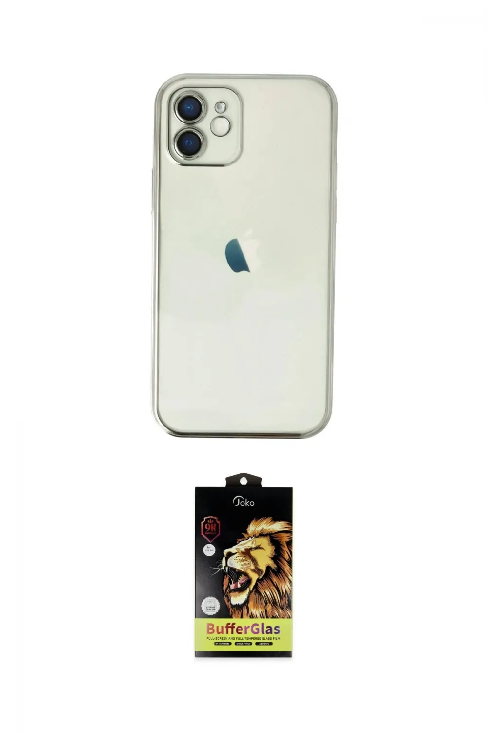 ieg™ iPhone 11 Kılıf Vadi Minimal - Siyah Buffer Cam Ekran Koruyucu