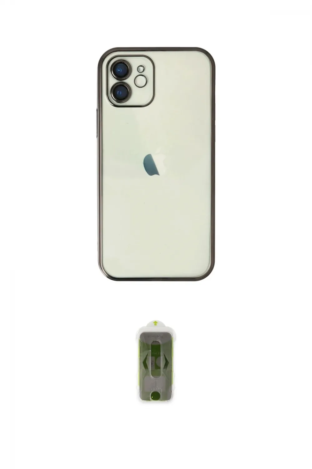 ieg™ iPhone 11 Kılıf Vadi Minimal - Siyah Joko Magic 5D Hayalet Cam