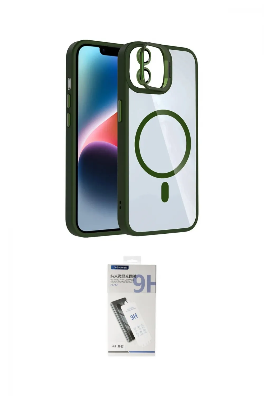 ieg™ iPhone 11 Kılıf Yadigar Asil Koleksiyonu - Şeffaf Uv Polymer Nano Ekran Koruyucu