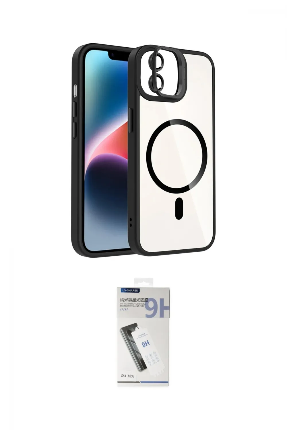 ieg™ iPhone 11 Kılıf Yadigar Asil Koleksiyonu - Şeffaf Uv Polymer Nano Ekran Koruyucu