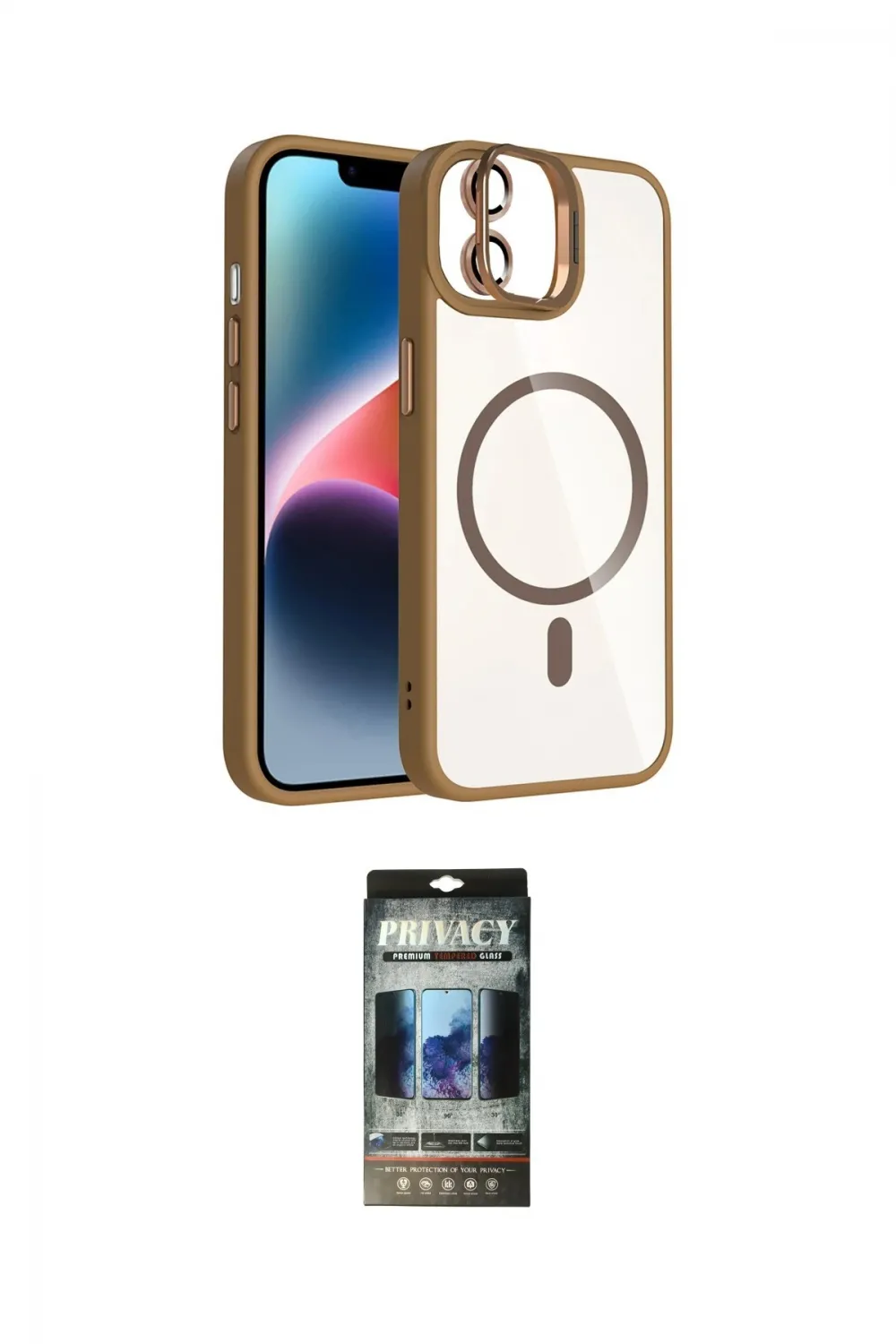 ieg™ iPhone 11 Kılıf Yadigar Asil Koleksiyonu - Siyah 34D Hayalet Izgaralı Cam