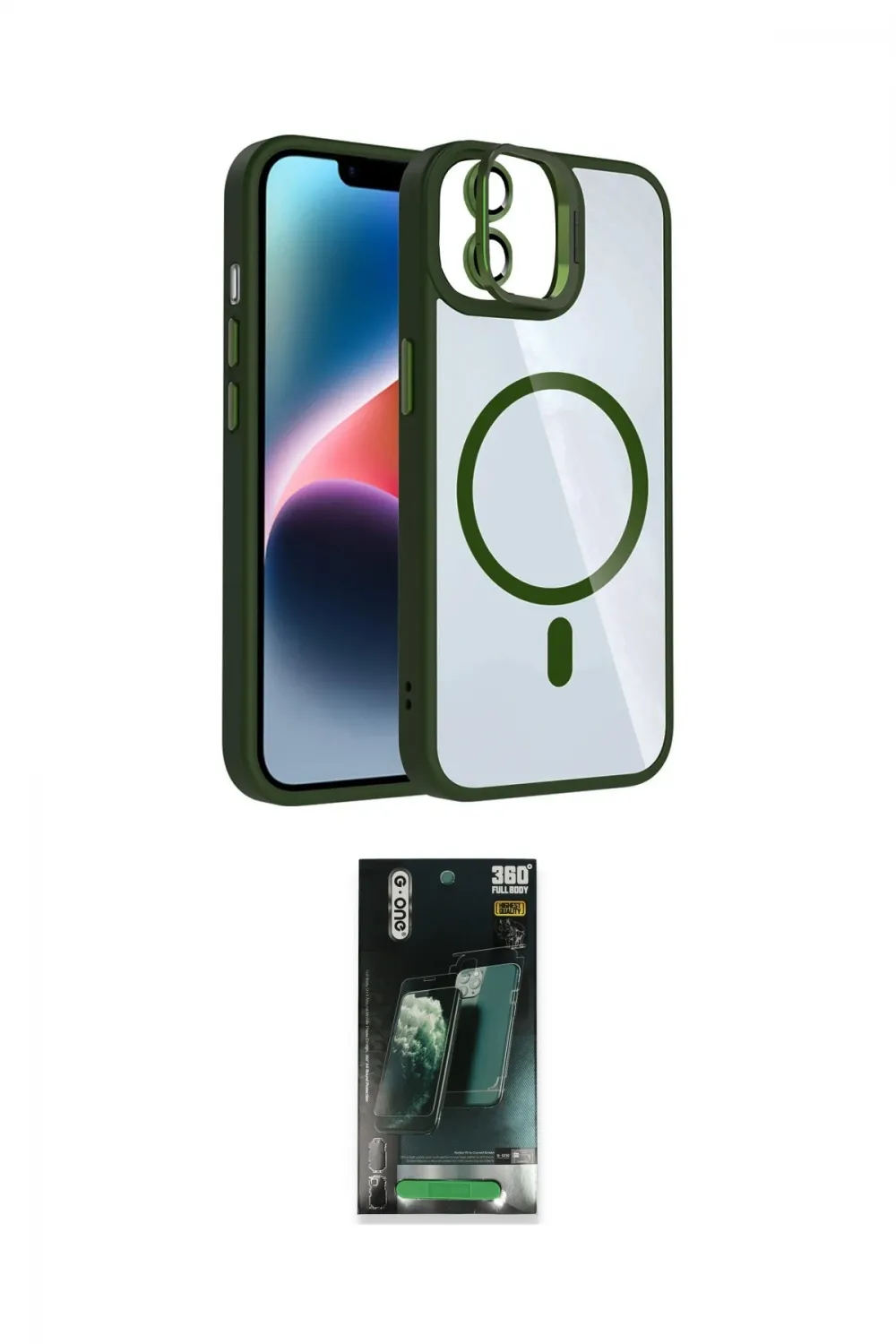 ieg™ iPhone 11 Kılıf Yadigar Asil Koleksiyonu - Siyah 360 Mat Full Body Arka Koruyucu