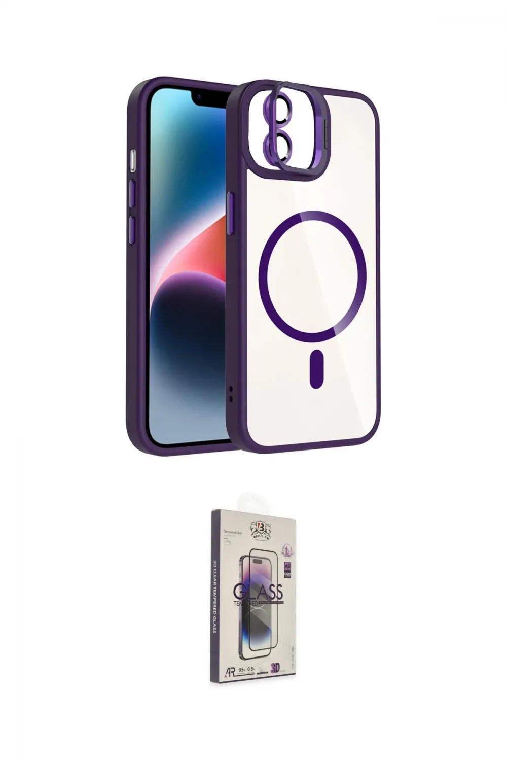 ieg™ iPhone 11 Kılıf Yadigar Asil Koleksiyonu - Siyah Bilvis 3D Cam Ekran Koruyucu