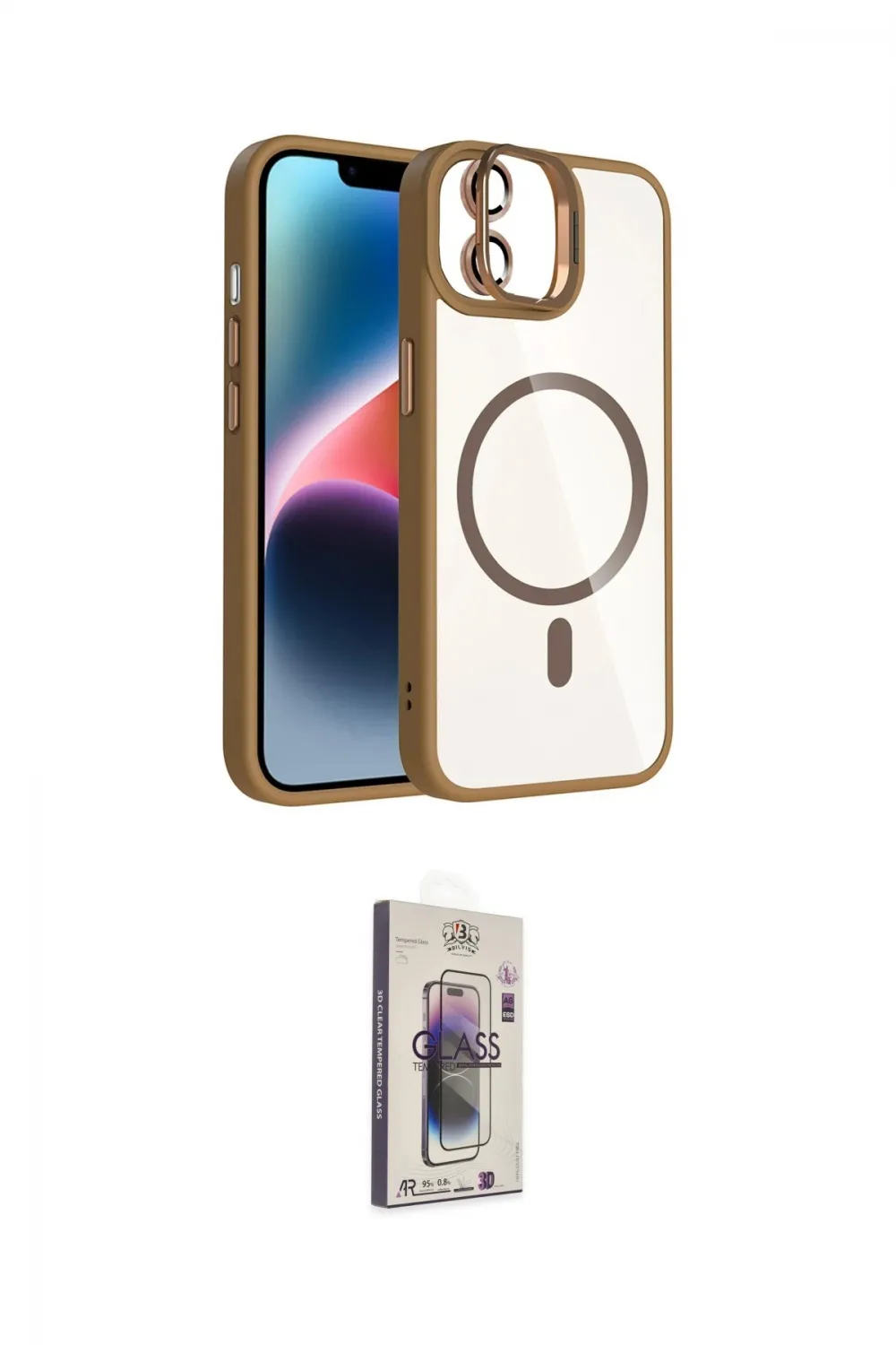 ieg™ iPhone 11 Kılıf Yadigar Asil Koleksiyonu - Siyah Bilvis 3D Cam Ekran Koruyucu
