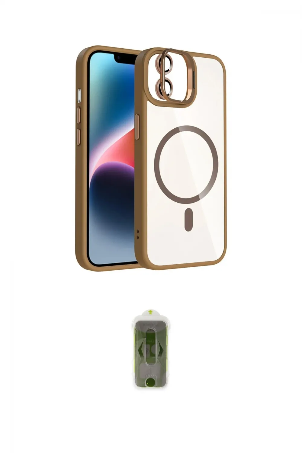 ieg™ iPhone 11 Kılıf Yadigar Asil Koleksiyonu - Siyah Joko Magic 5D Hayalet Cam