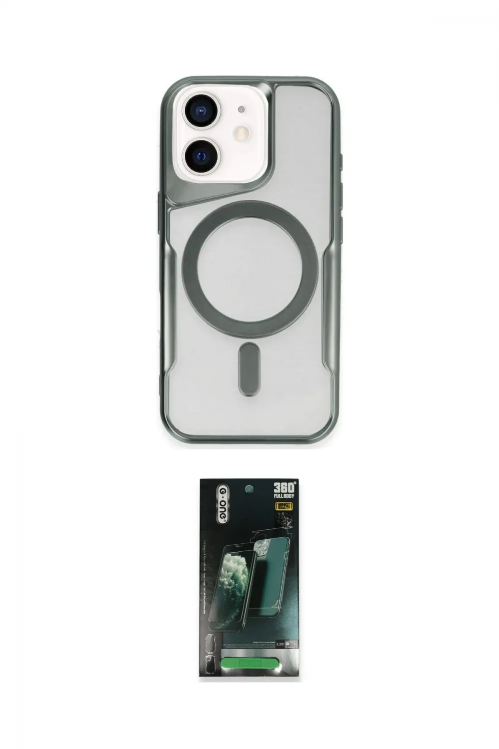ieg™ iPhone 11 Kılıf Yadigar Klasik Özel Seri - Şeffaf 360 Full Body Arka Koruyucu