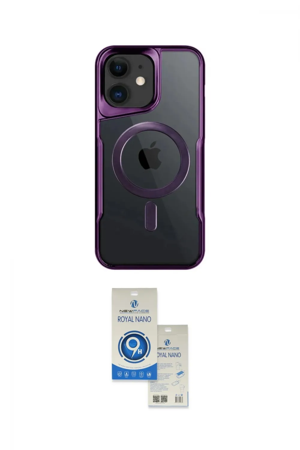 ieg™ iPhone 11 Kılıf Yadigar Klasik Özel Seri - Şeffaf Royal Nano Ekran Koruyucu