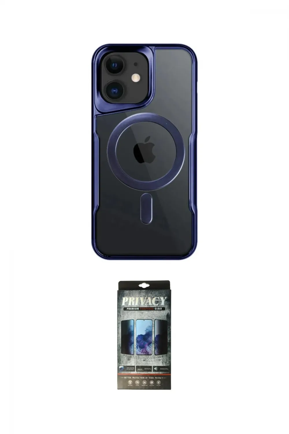 ieg™ iPhone 11 Kılıf Yadigar Klasik Özel Seri - Siyah 34D Hayalet Izgaralı Cam