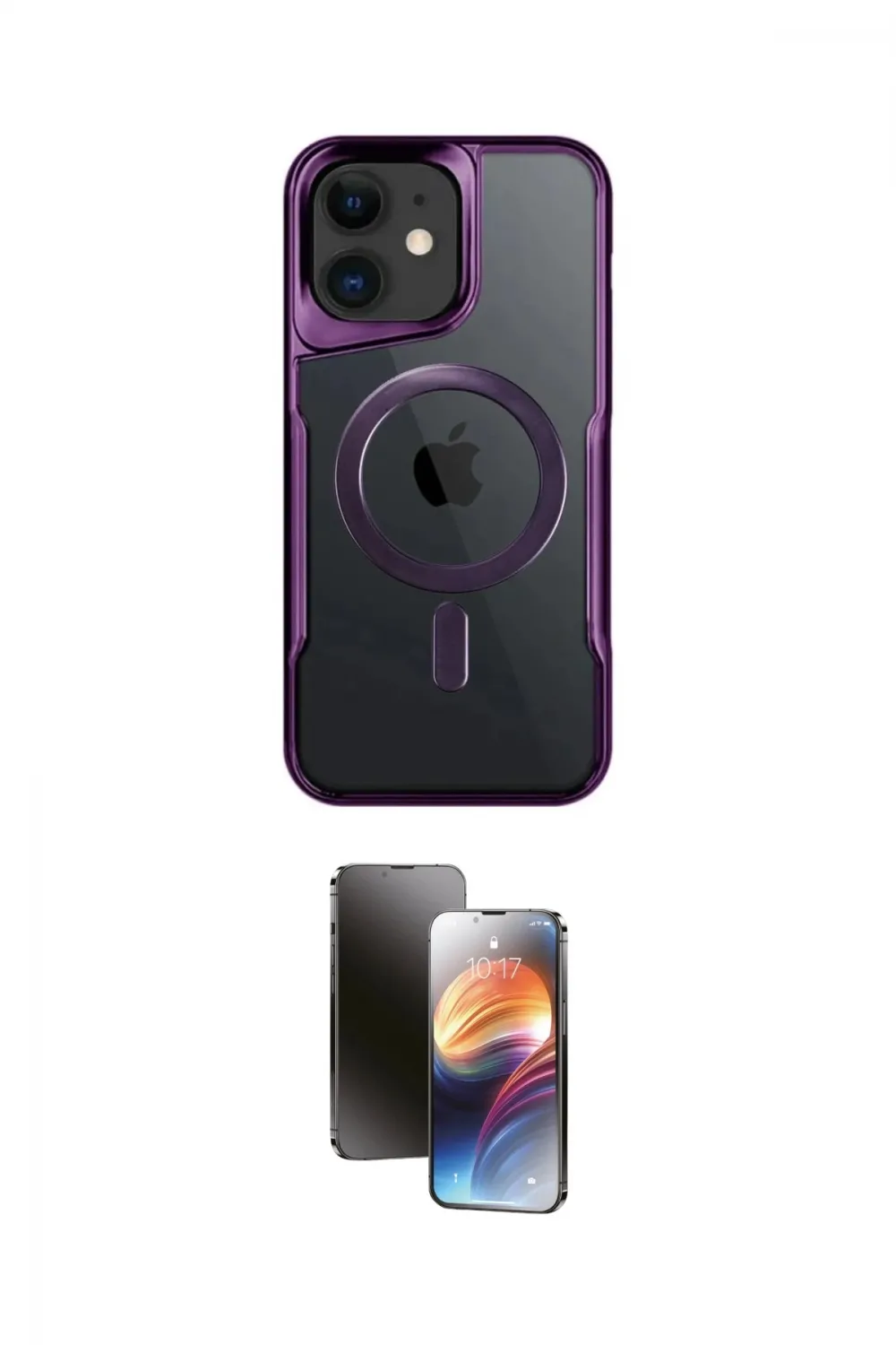 ieg™ iPhone 11 Kılıf Yadigar Klasik Özel Seri - Siyah 3D Antistatik Mat Seramik Nano Ekran Koruyucu