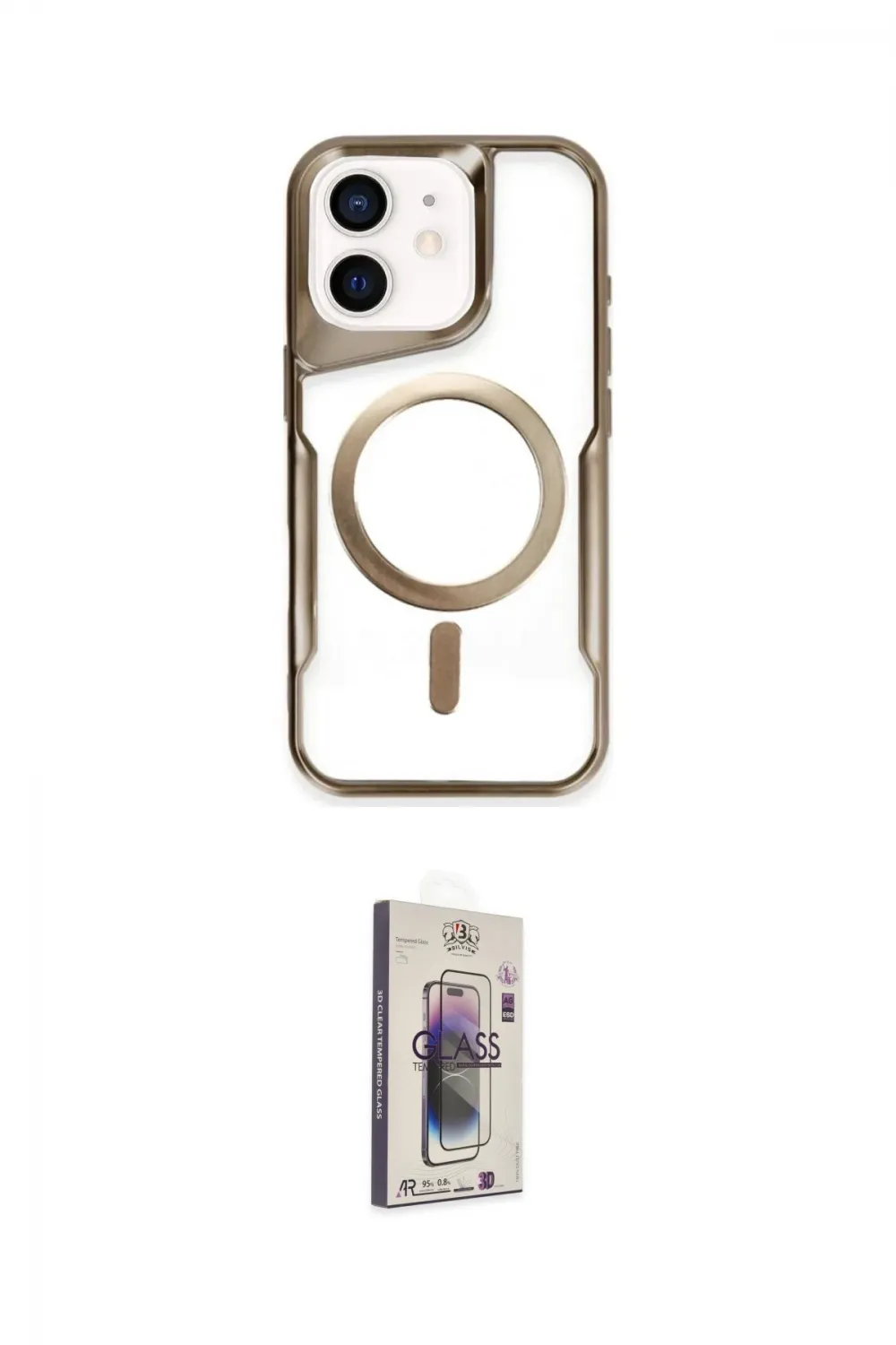 ieg™ iPhone 11 Kılıf Yadigar Klasik Özel Seri - Siyah Bilvis 3D Cam Ekran Koruyucu