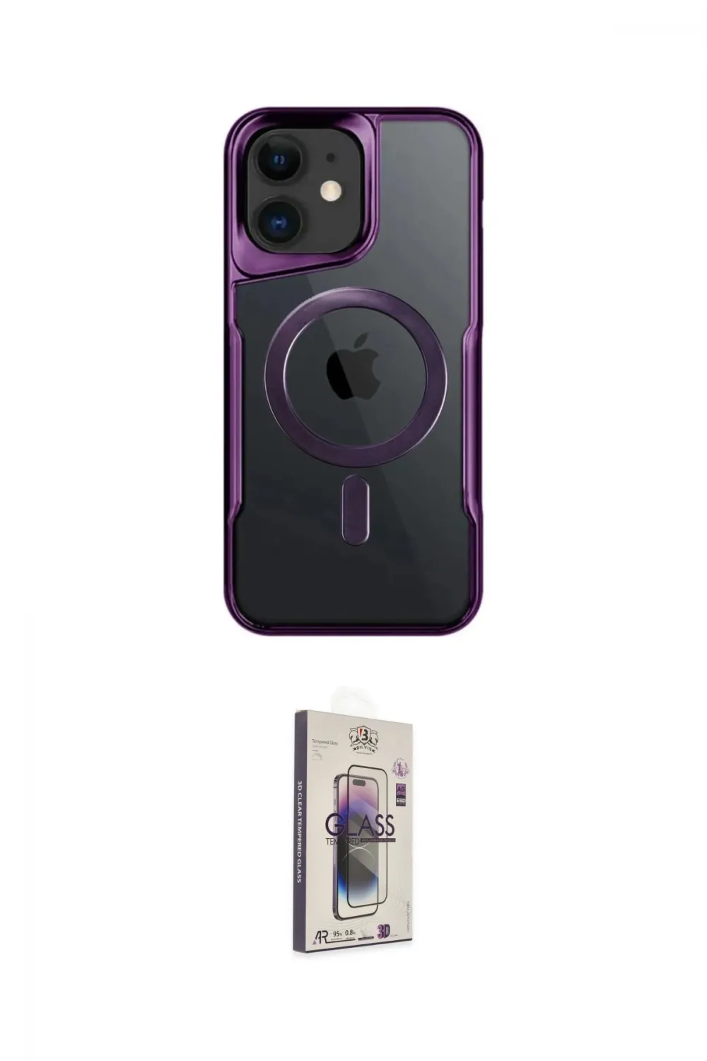 ieg™ iPhone 11 Kılıf Yadigar Klasik Özel Seri - Siyah Bilvis 3D Cam Ekran Koruyucu