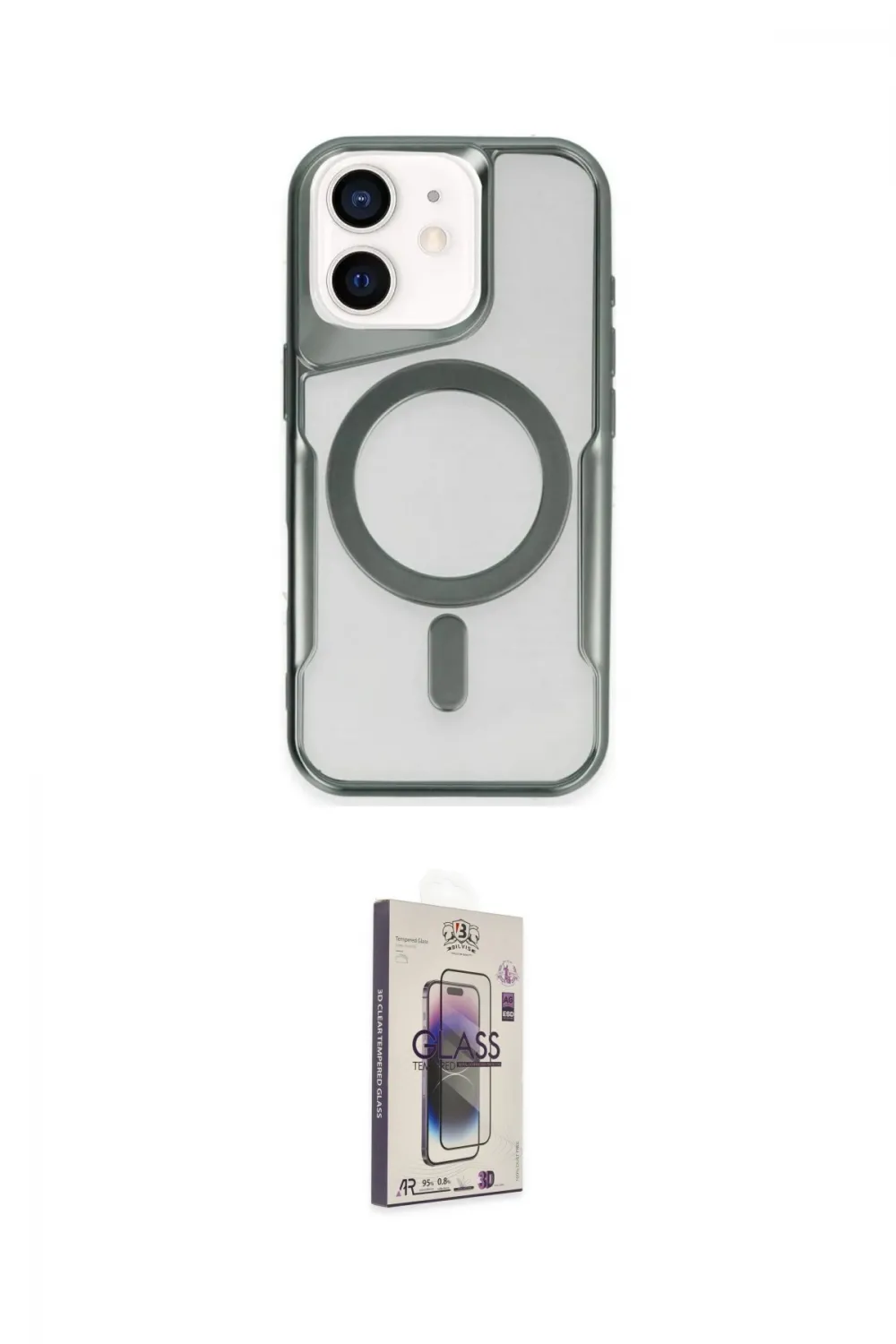ieg™ iPhone 11 Kılıf Yadigar Klasik Özel Seri - Siyah Bilvis 3D Cam Ekran Koruyucu