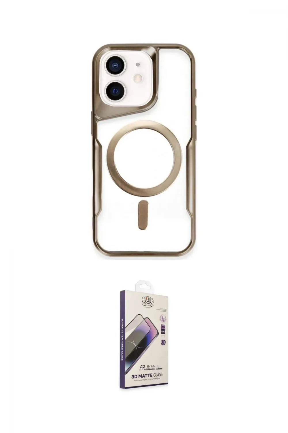 ieg™ iPhone 11 Kılıf Yadigar Klasik Özel Seri - Siyah Bilvis 3D Mat Cam Ekran Koruyucu