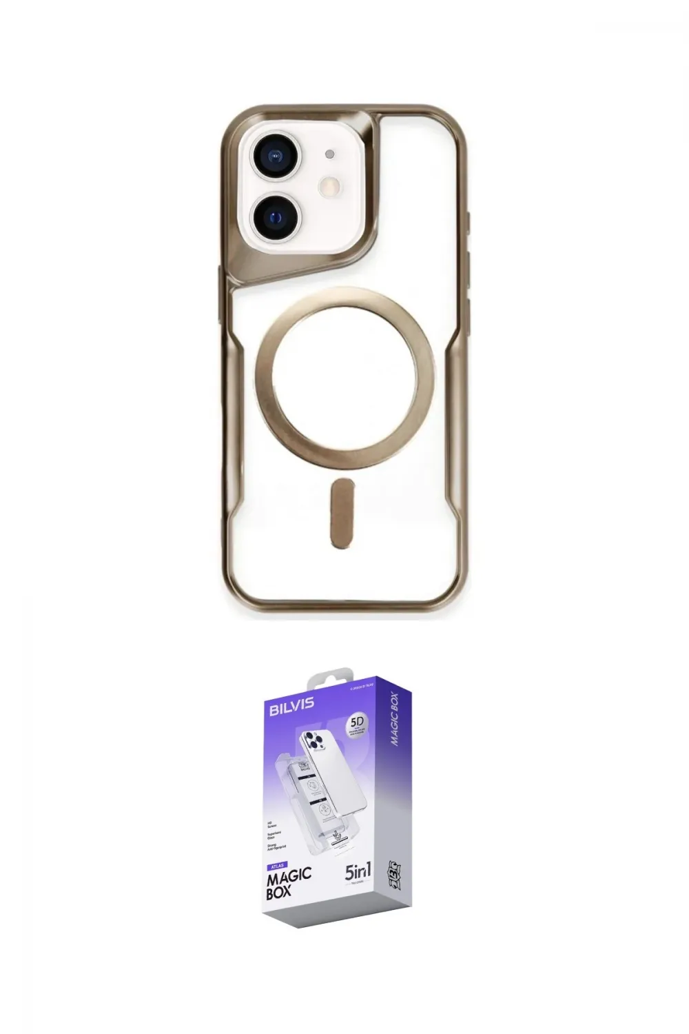 ieg™ iPhone 11 Kılıf Yadigar Klasik Özel Seri - Siyah Bilvis 5in1 3D Magic Cam Ekran Koruyucu