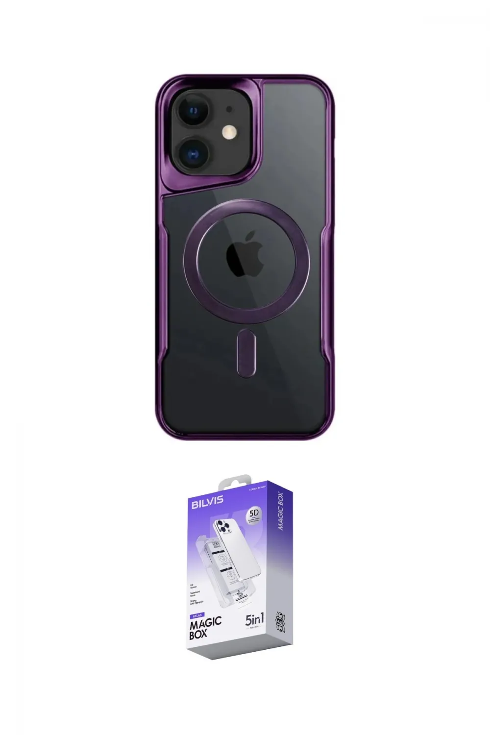ieg™ iPhone 11 Kılıf Yadigar Klasik Özel Seri - Siyah Bilvis 5in1 3D Magic Cam Ekran Koruyucu
