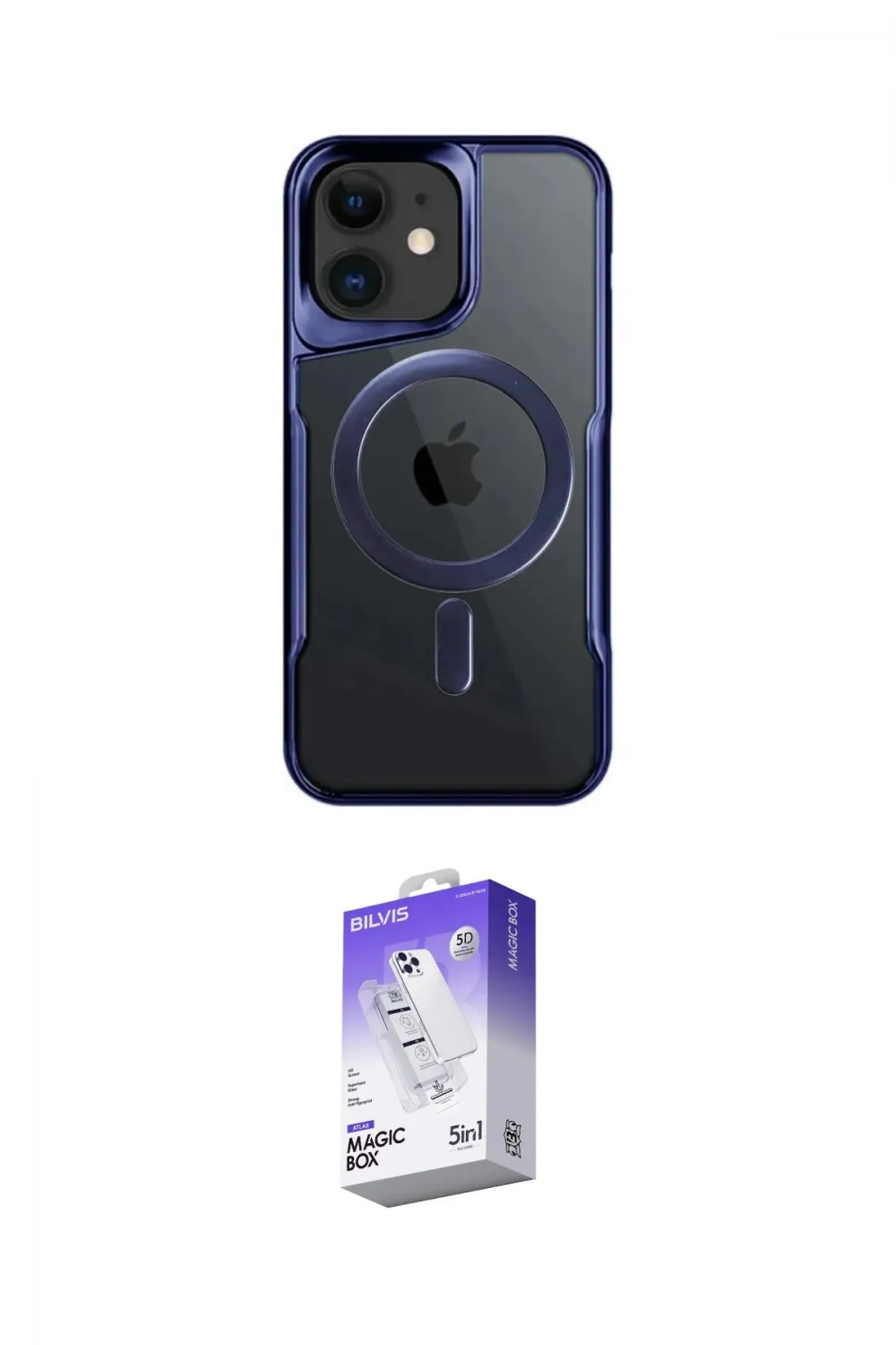 ieg™ iPhone 11 Kılıf Yadigar Klasik Özel Seri - Siyah Bilvis 5in1 3D Magic Cam Ekran Koruyucu
