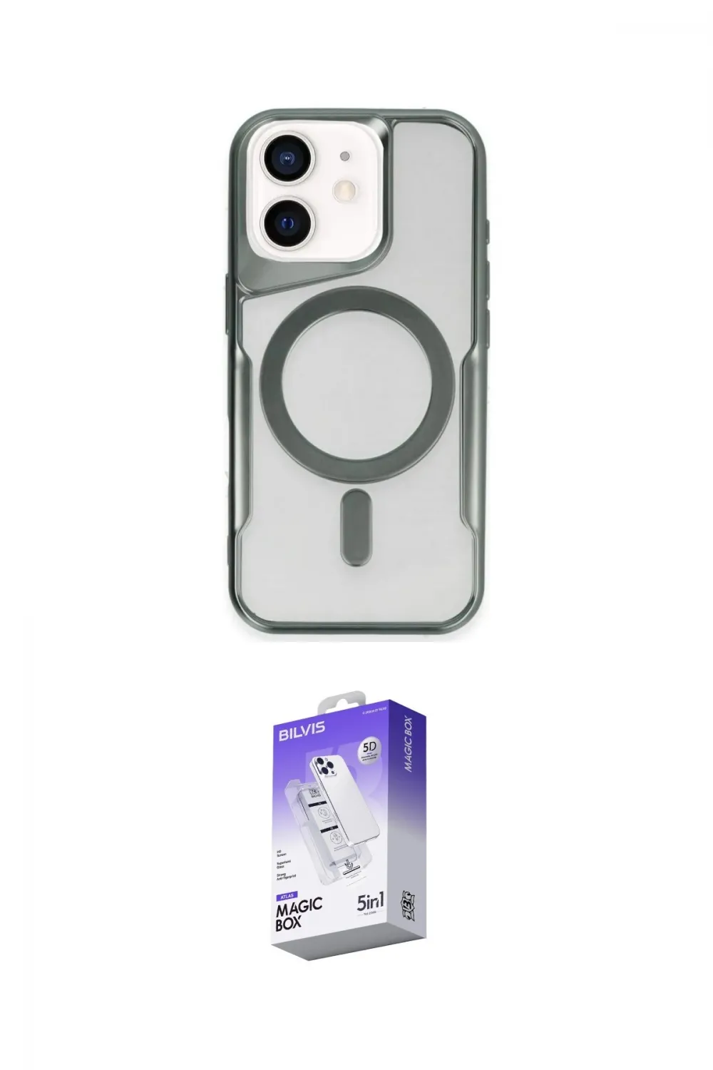 ieg™ iPhone 11 Kılıf Yadigar Klasik Özel Seri - Siyah Bilvis 5in1 3D Magic Cam Ekran Koruyucu