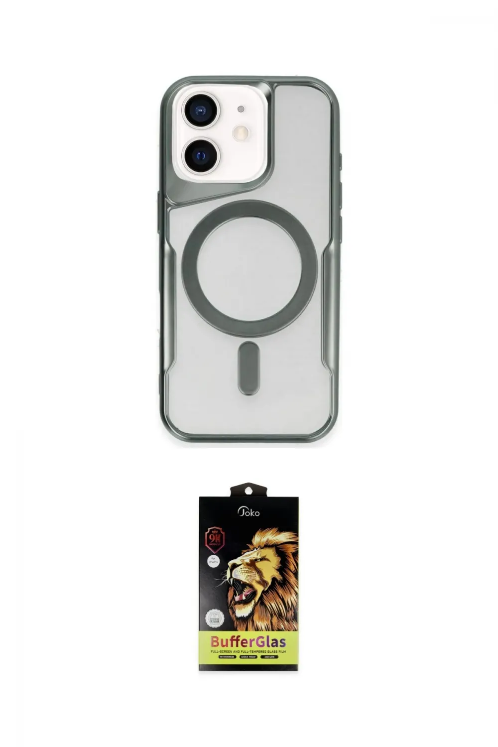 ieg™ iPhone 11 Kılıf Yadigar Klasik Özel Seri - Siyah Buffer Cam Ekran Koruyucu