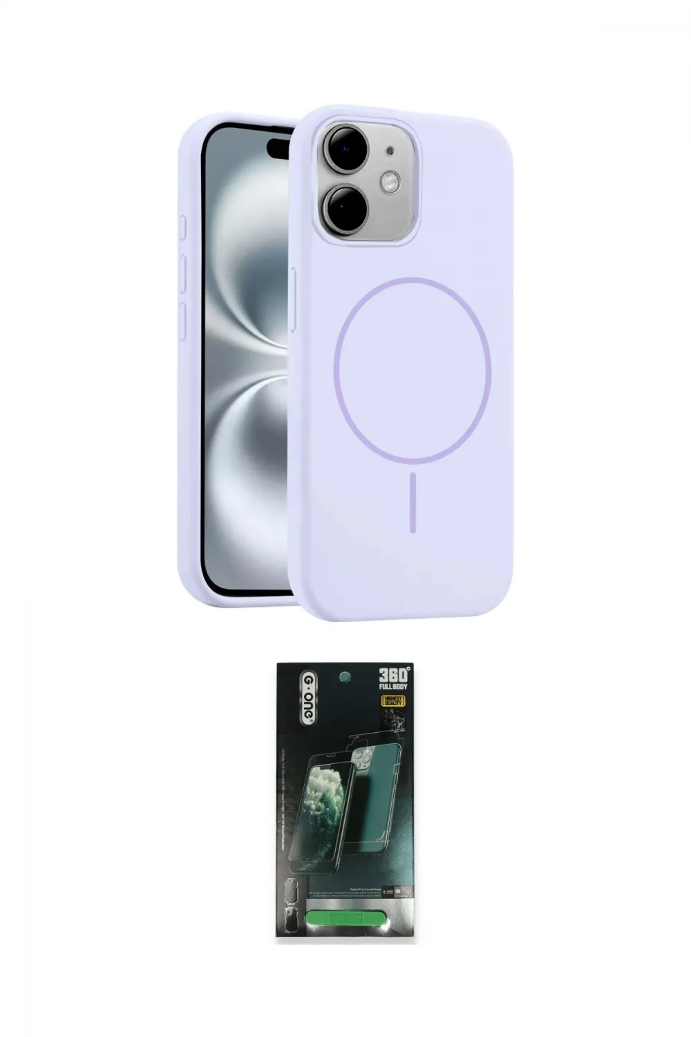 ieg™ iPhone 11 Kılıf Yankı Form Serisi - Şeffaf 360 Full Body Arka Koruyucu