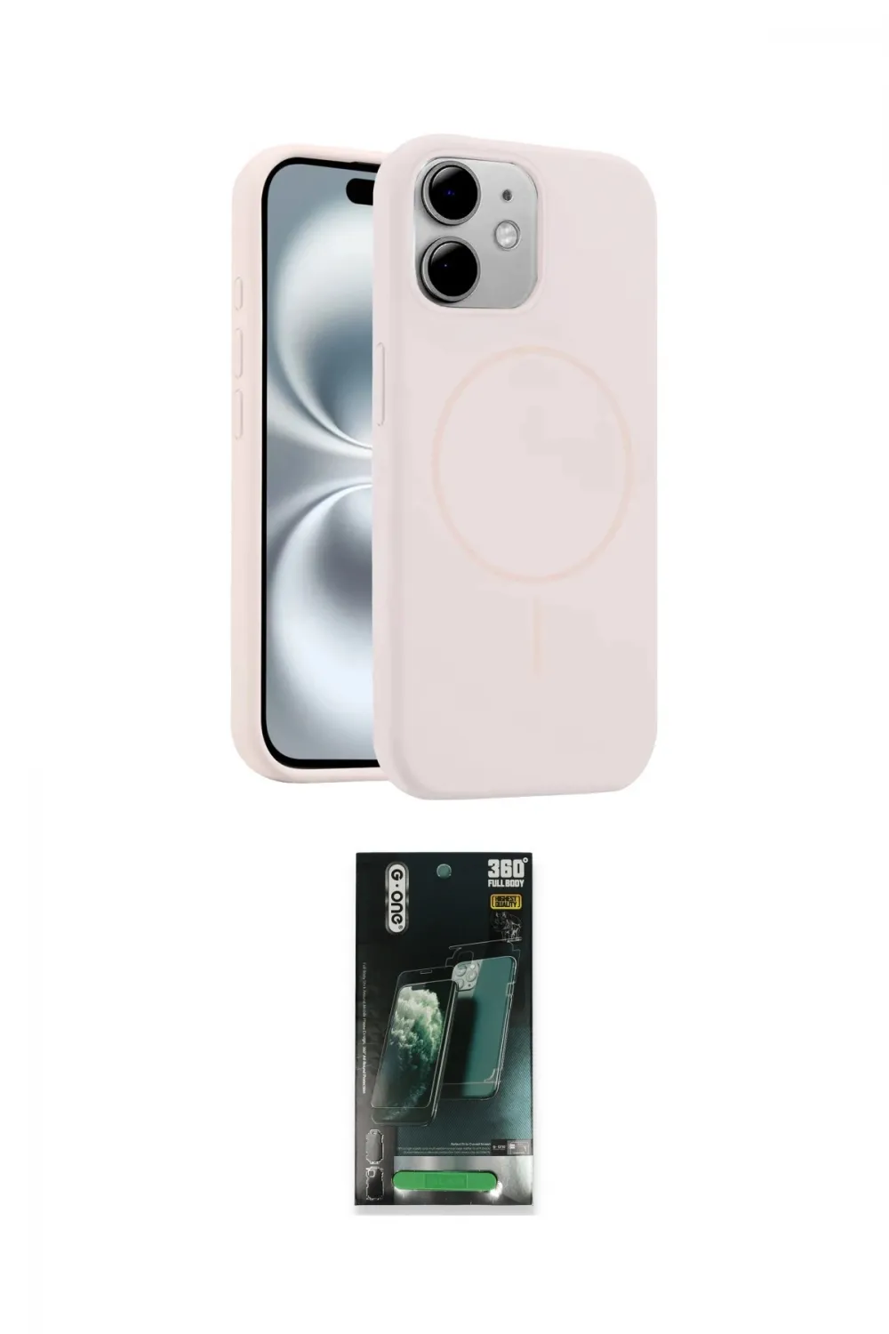 ieg™ iPhone 11 Kılıf Yankı Form Serisi - Şeffaf 360 Full Body Arka Koruyucu