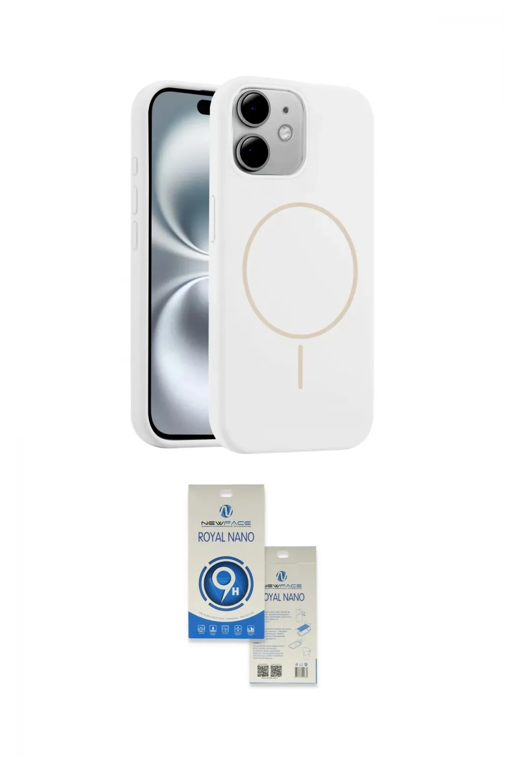 ieg™ iPhone 11 Kılıf Yankı Form Serisi - Şeffaf Royal Nano Ekran Koruyucu