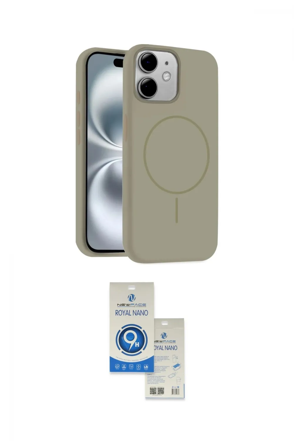 ieg™ iPhone 11 Kılıf Yankı Form Serisi - Şeffaf Royal Nano Ekran Koruyucu