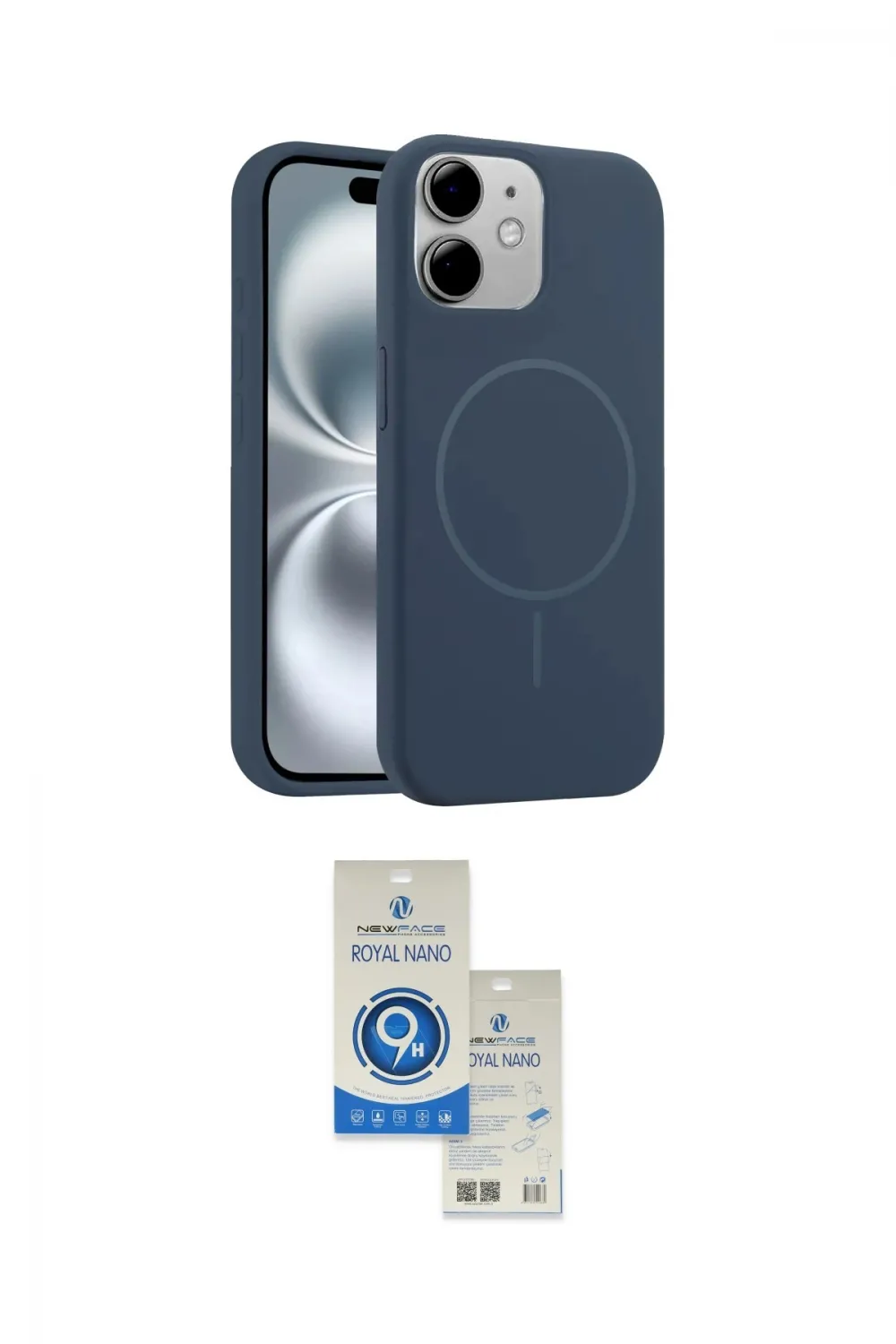 ieg™ iPhone 11 Kılıf Yankı Form Serisi - Şeffaf Royal Nano Ekran Koruyucu