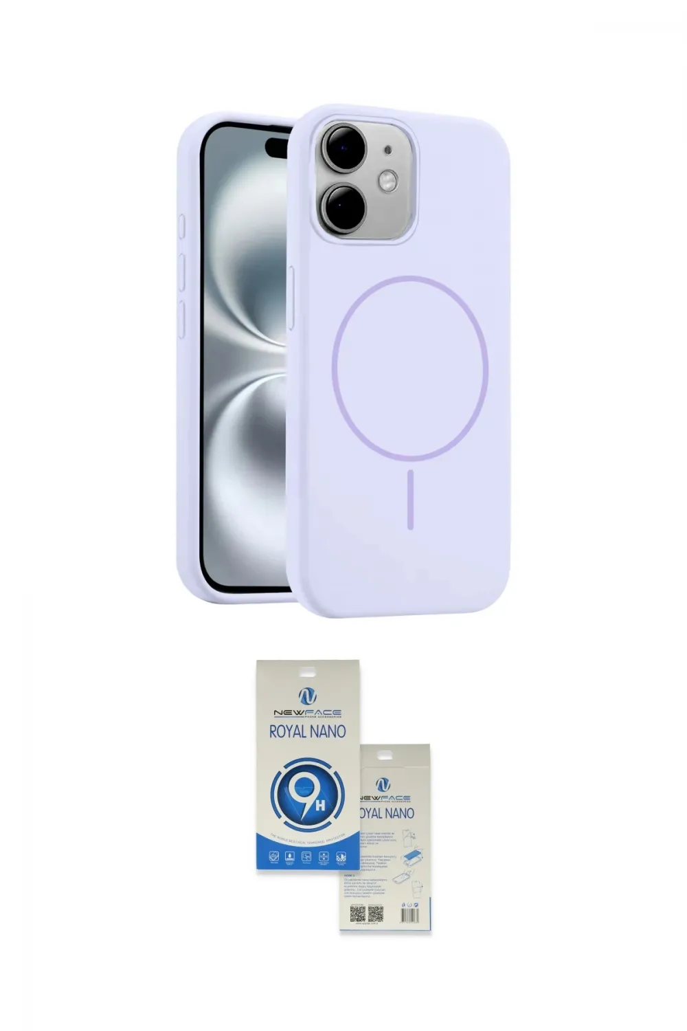 ieg™ iPhone 11 Kılıf Yankı Form Serisi - Şeffaf Royal Nano Ekran Koruyucu