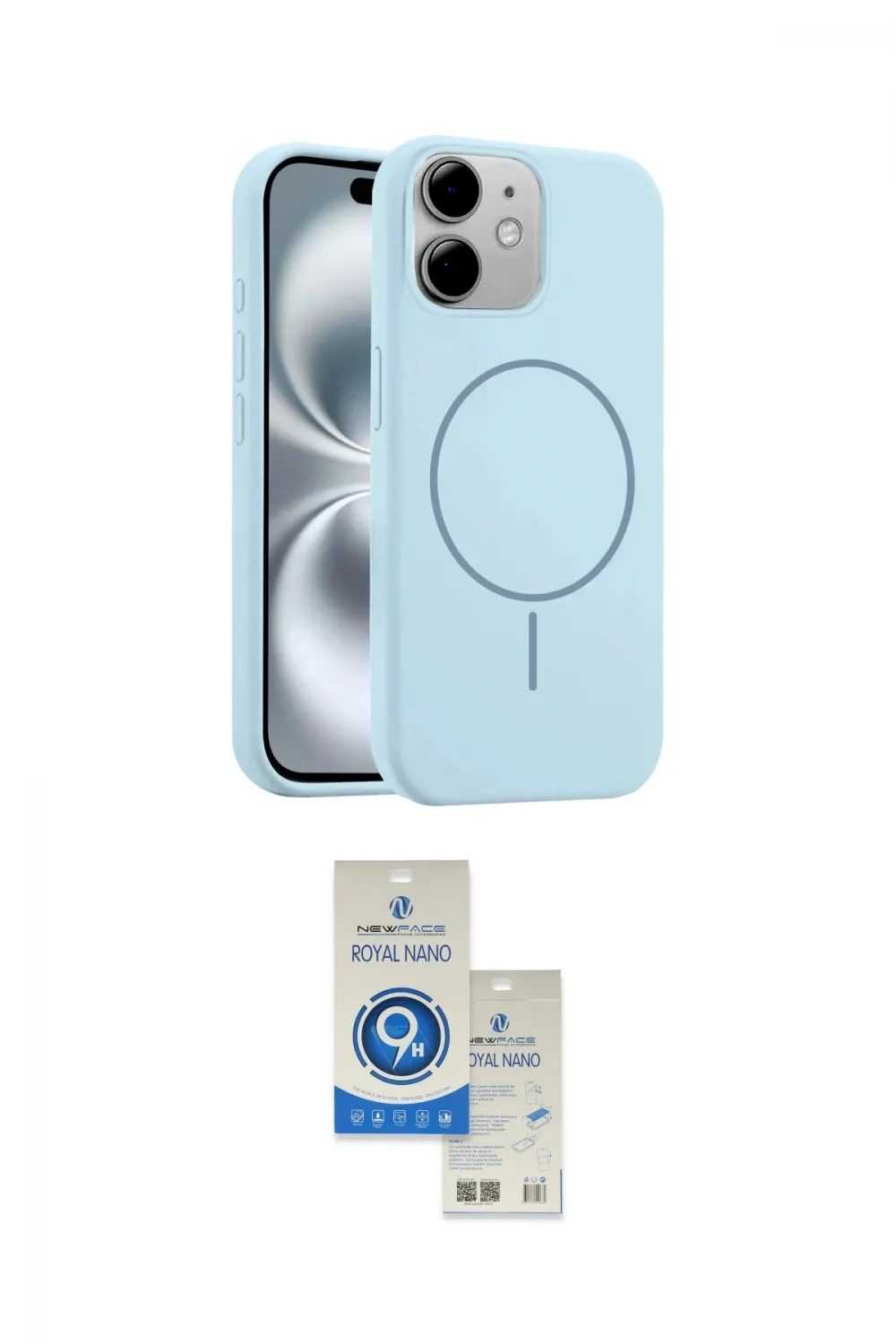 ieg™ iPhone 11 Kılıf Yankı Form Serisi - Şeffaf Royal Nano Ekran Koruyucu