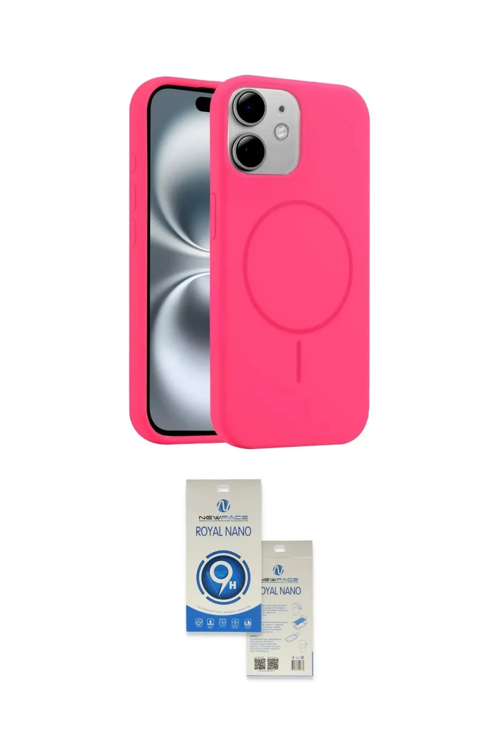 ieg™ iPhone 11 Kılıf Yankı Form Serisi - Şeffaf Royal Nano Ekran Koruyucu