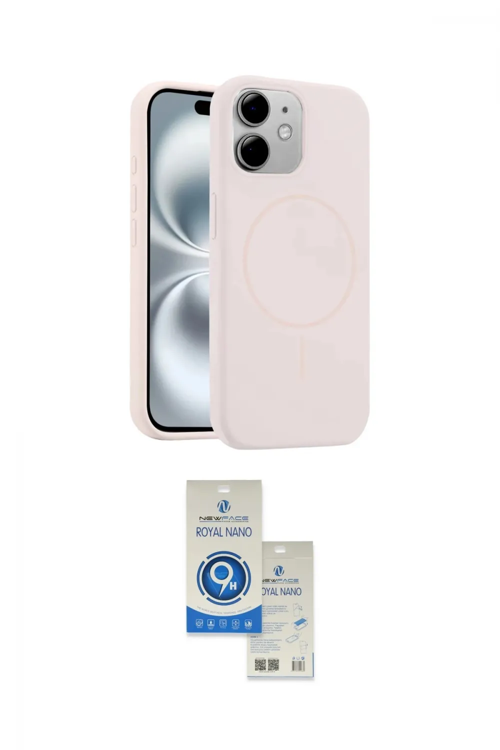 ieg™ iPhone 11 Kılıf Yankı Form Serisi - Şeffaf Royal Nano Ekran Koruyucu
