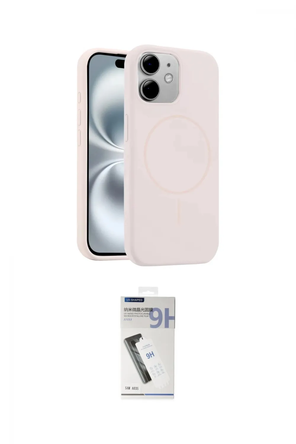 ieg™ iPhone 11 Kılıf Yankı Form Serisi - Şeffaf Uv Polymer Nano Ekran Koruyucu