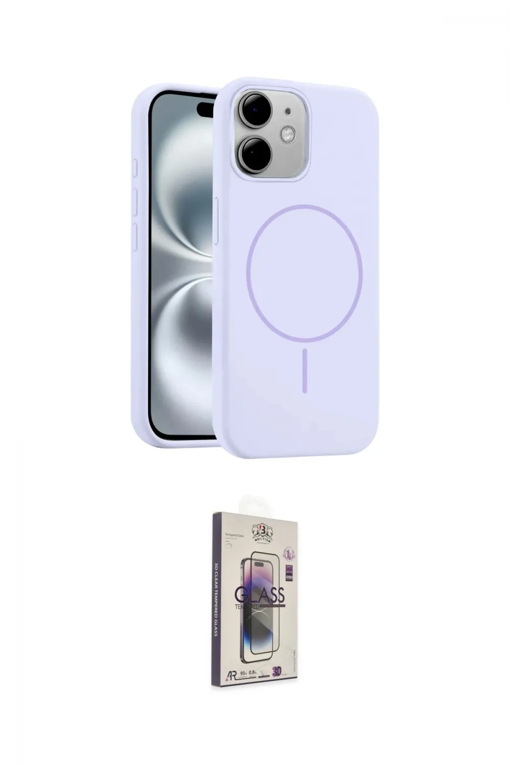 ieg™ iPhone 11 Kılıf Yankı Form Serisi - Siyah Bilvis 3D Cam Ekran Koruyucu